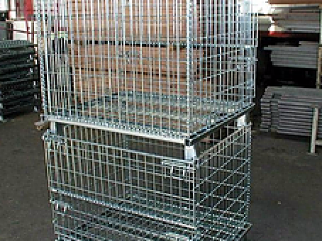 Foldable Wire Mesh Cage - Gold Wind Engineering Pte Ltd